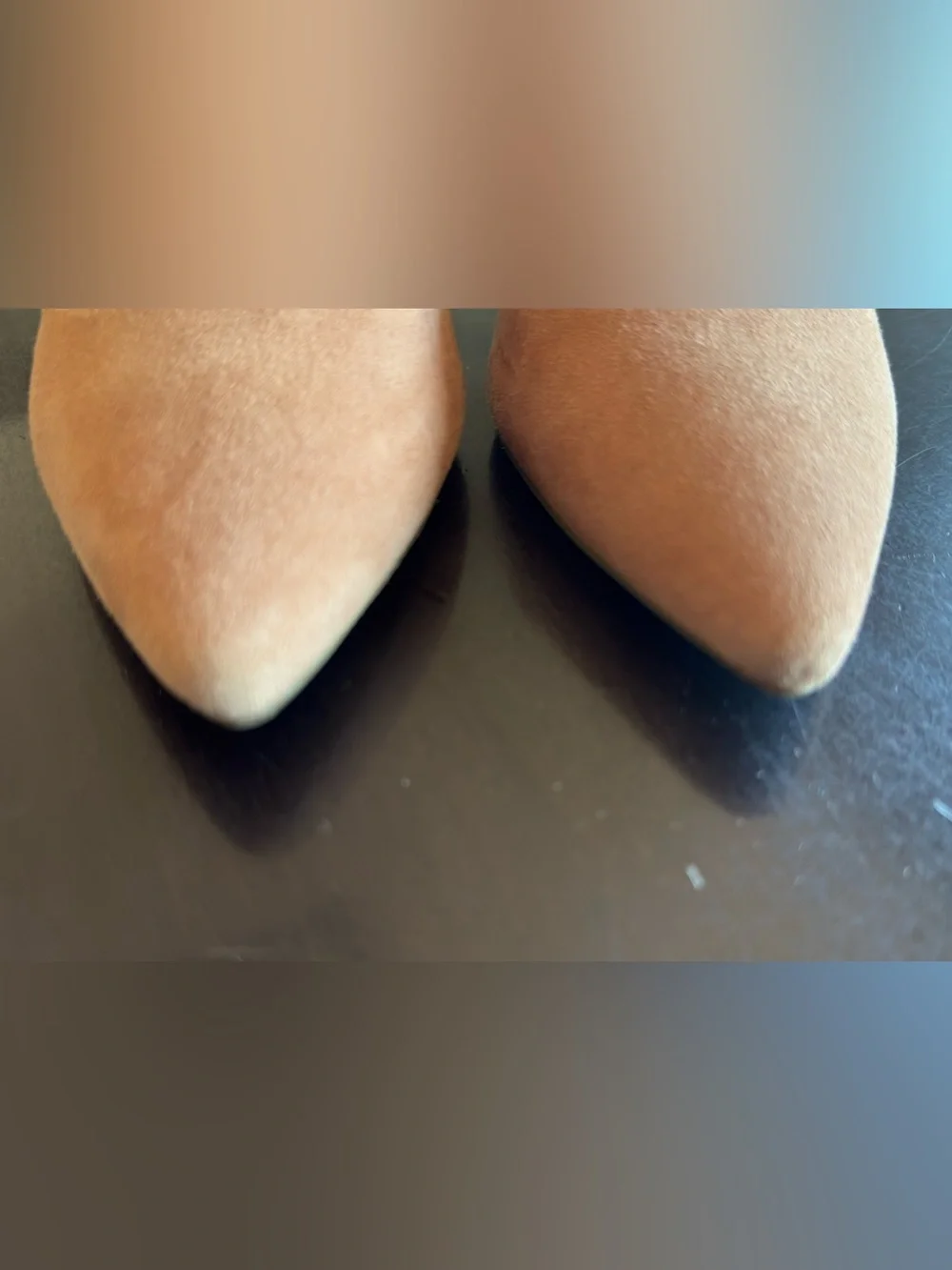 Classic beige suede pointy toe stiletto by Michael Kors size 7